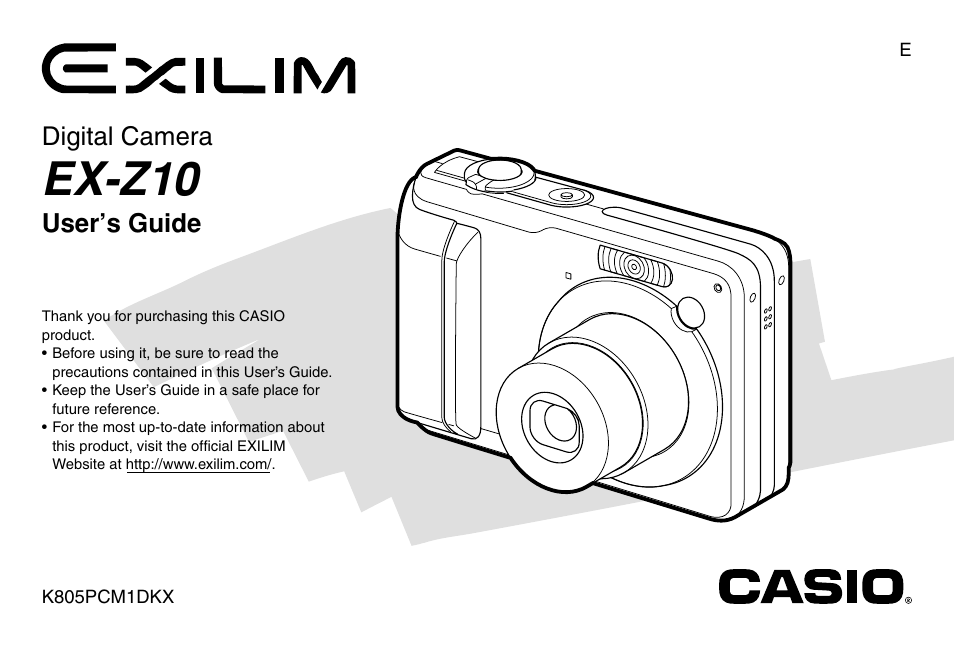 Casio EX-Z10 User Manual | 242 pages
