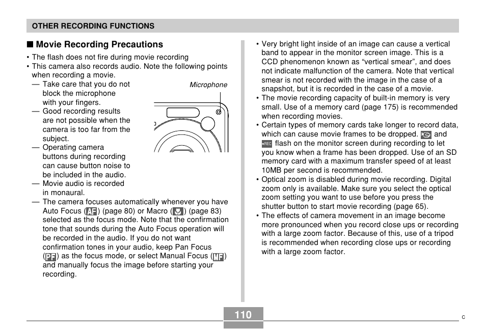 Casio EX-Z10 User Manual | Page 110 / 242