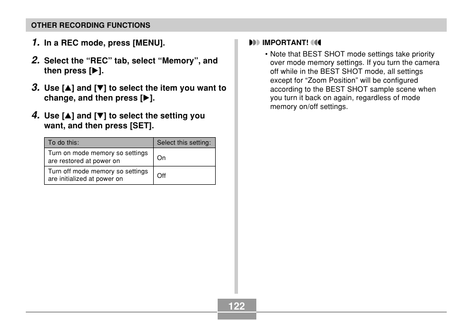 Casio EX-Z10 User Manual | Page 122 / 242