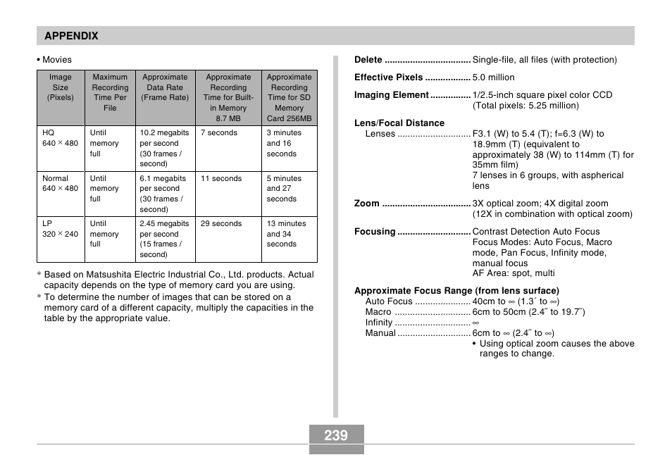 Casio EX-Z10 User Manual | Page 239 / 242