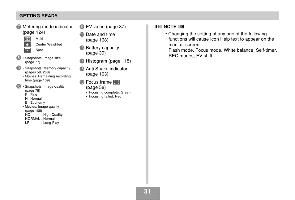Casio EX-Z10 User Manual | Page 31 / 242