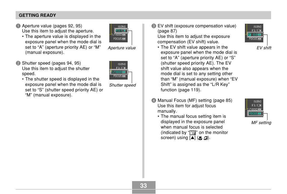 Casio EX-Z10 User Manual | Page 33 / 242