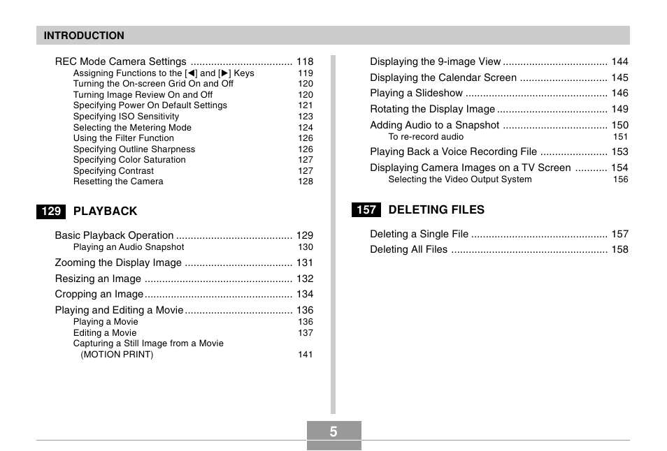Casio EX-Z10 User Manual | Page 5 / 242