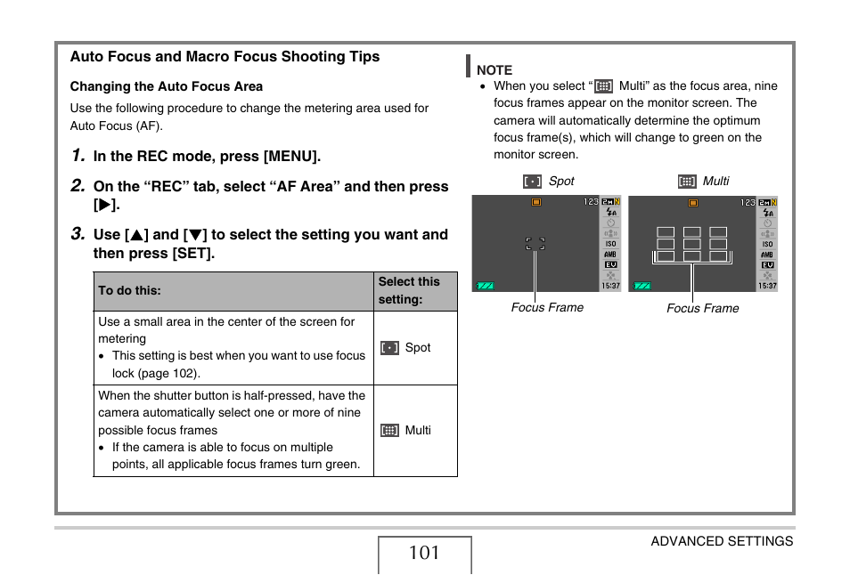 Casio EX-Z65 User Manual | Page 101 / 233