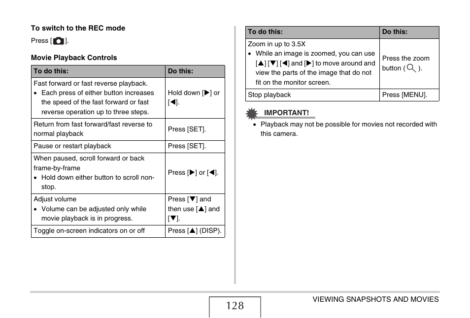 Casio EX-Z65 User Manual | Page 128 / 233