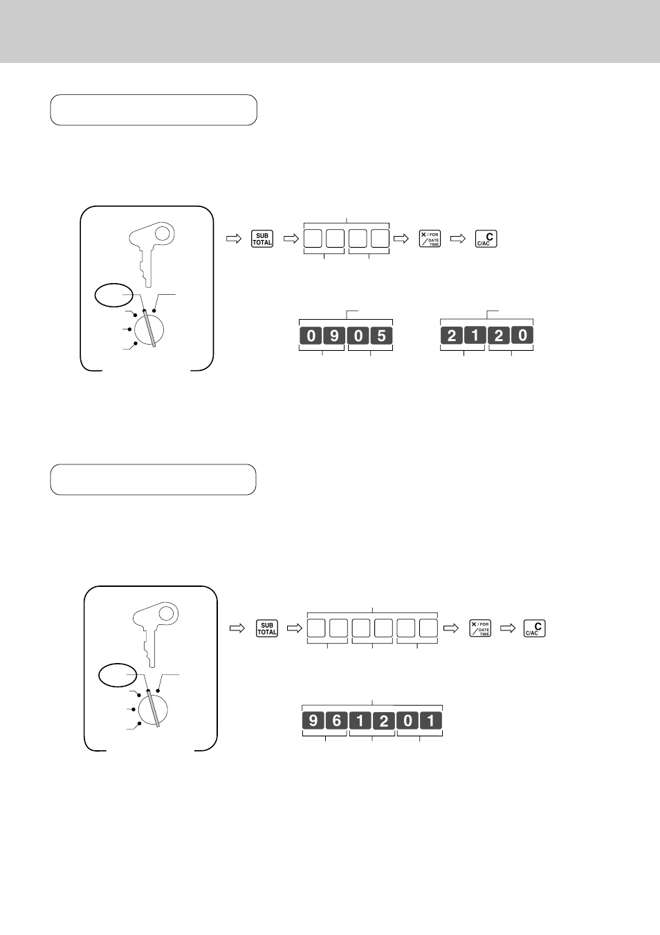 Setting the time, Setting the date, Sx c ‚·‚fi | Sx c ·fl | Casio CE-2400 User Manual | Page 19 / 88