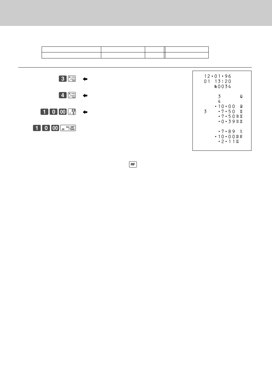 Basic setups and operations, Operation receipt ‹ x | Casio CE-2400 User Manual | Page 32 / 88