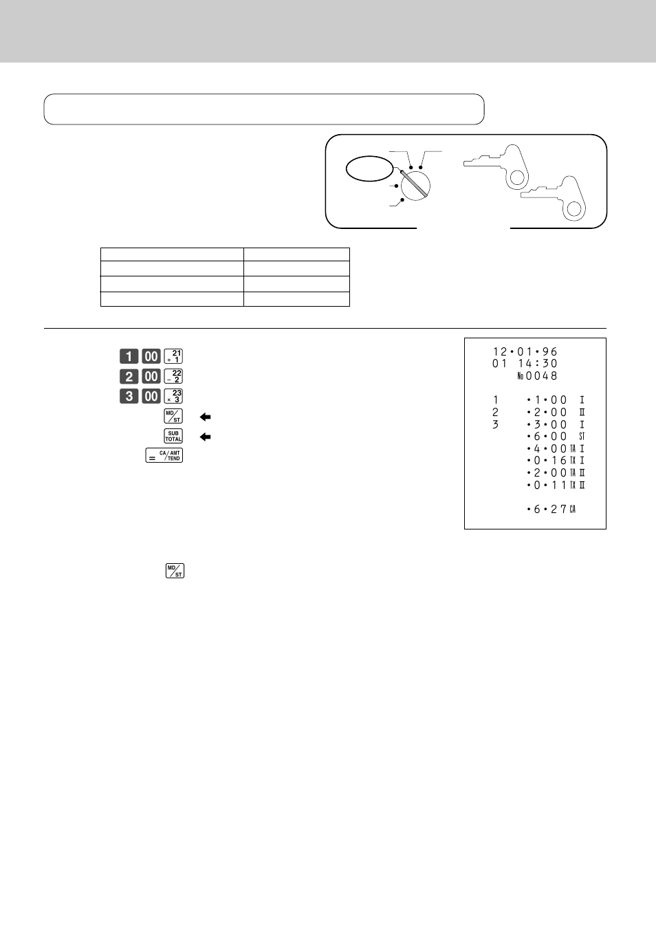 Basic setups and operations, Calculating the merchandise subtotal | Casio CE-2400 User Manual | Page 44 / 88