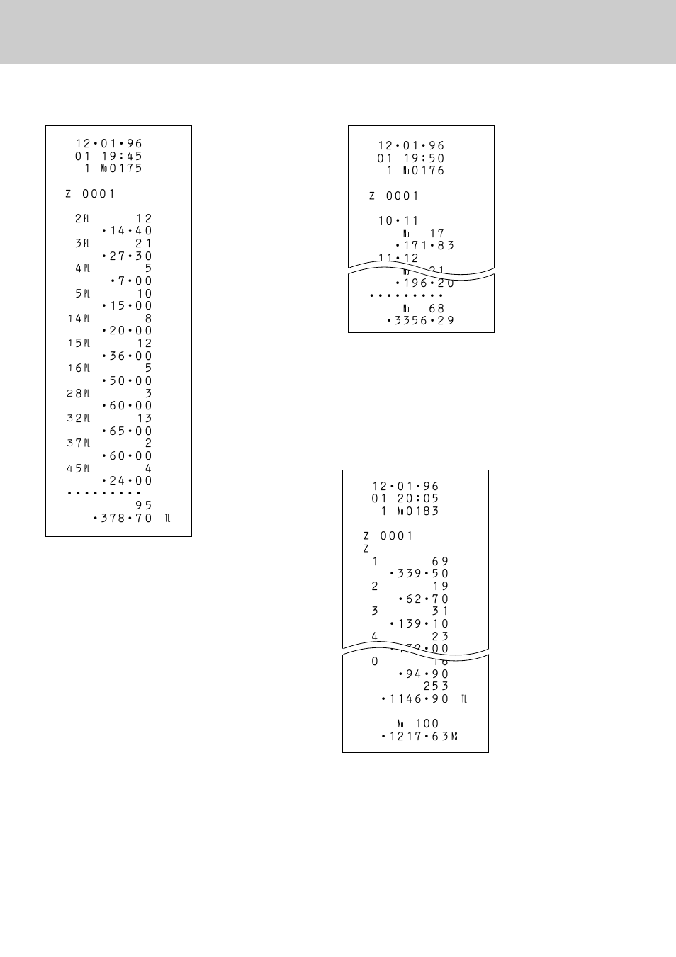 Reports, Printed on reset reports only | Casio CE-2400 User Manual | Page 76 / 88
