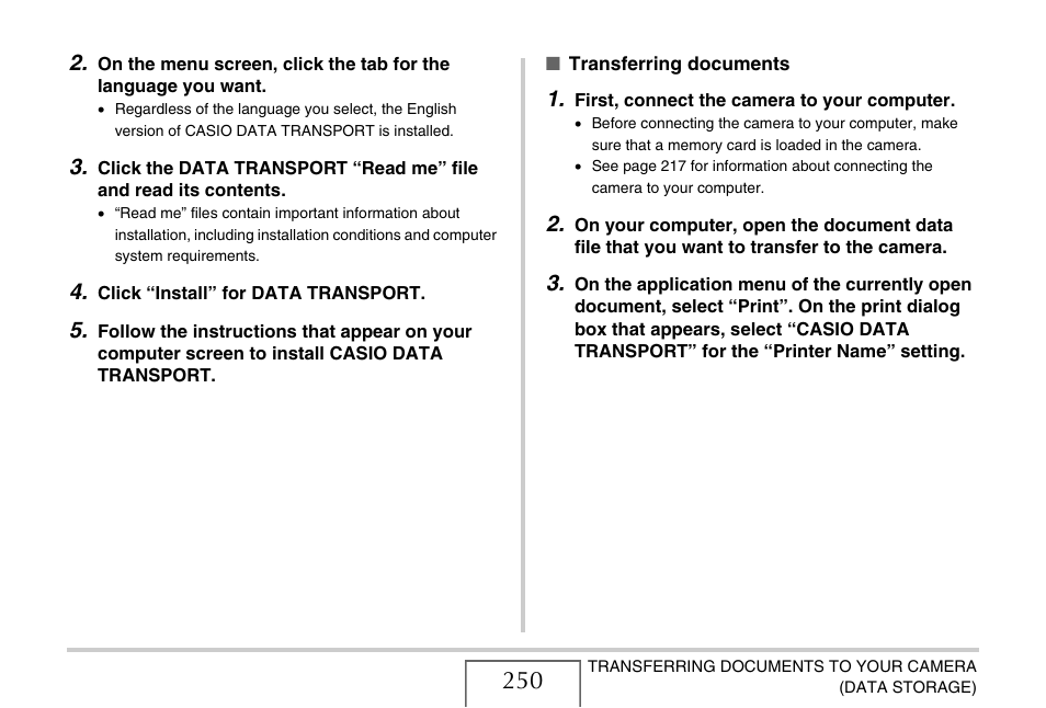 Casio EX-S770D User Manual | Page 250 / 285
