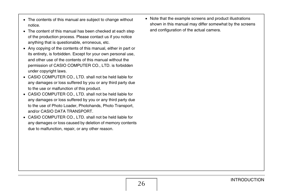 Casio EX-S770D User Manual | Page 26 / 285