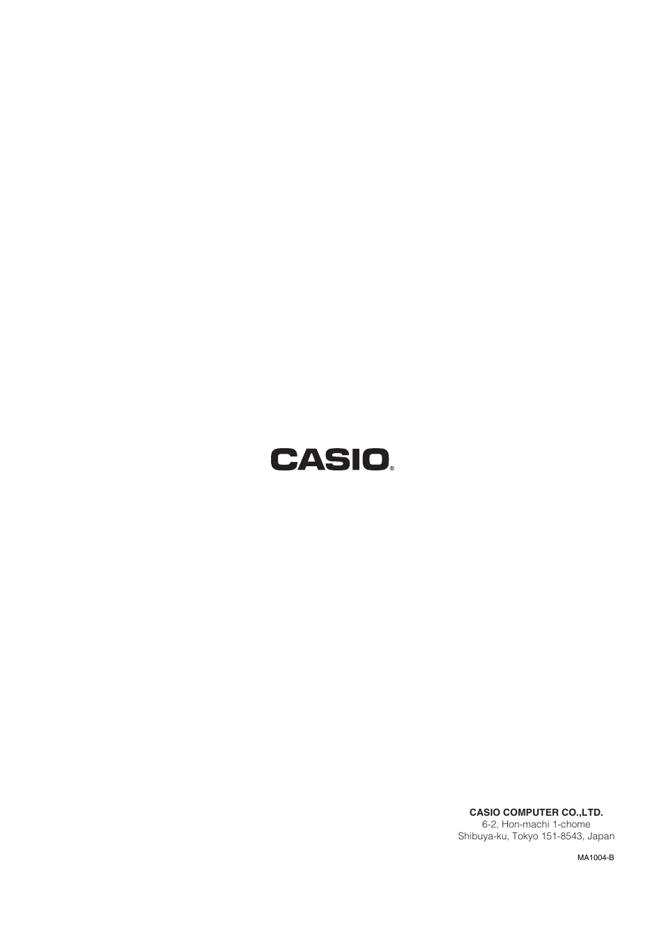 Casio PX-330 User Manual | Page 48 / 48
