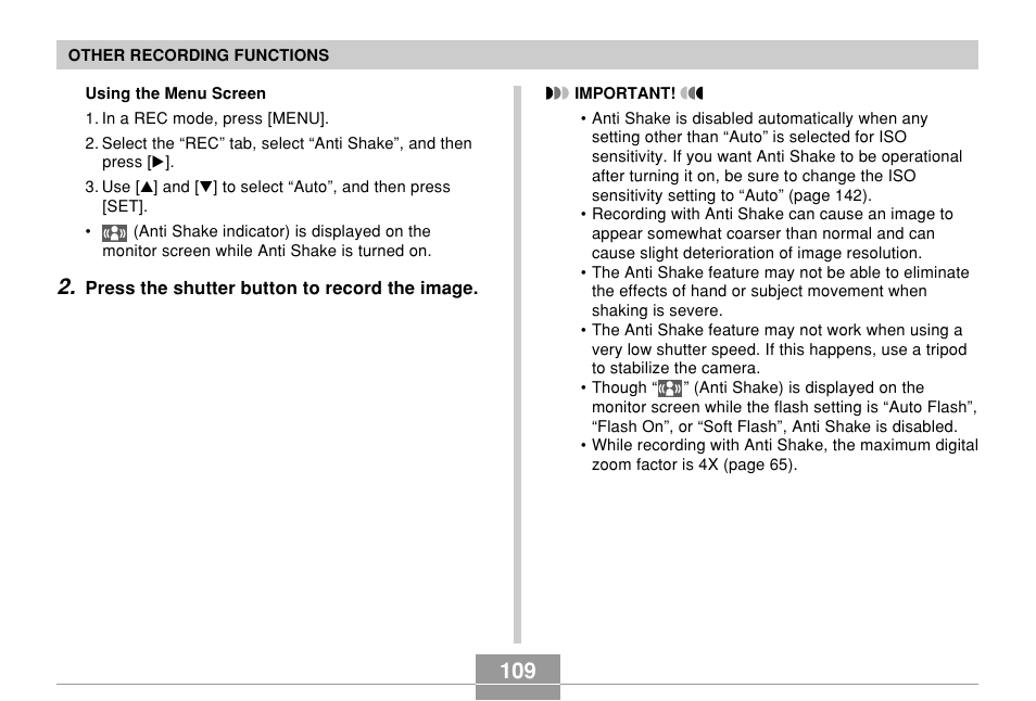 Casio EX-Z850 User Manual | Page 109 / 279