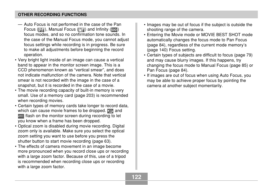 Casio EX-Z850 User Manual | Page 122 / 279