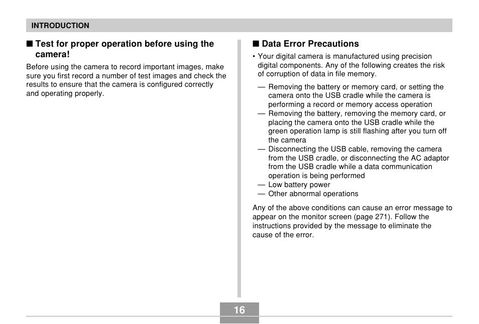 Casio EX-Z850 User Manual | Page 16 / 279