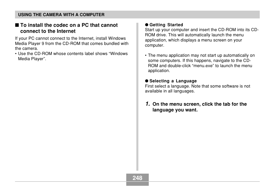 Casio EX-Z850 User Manual | Page 248 / 279