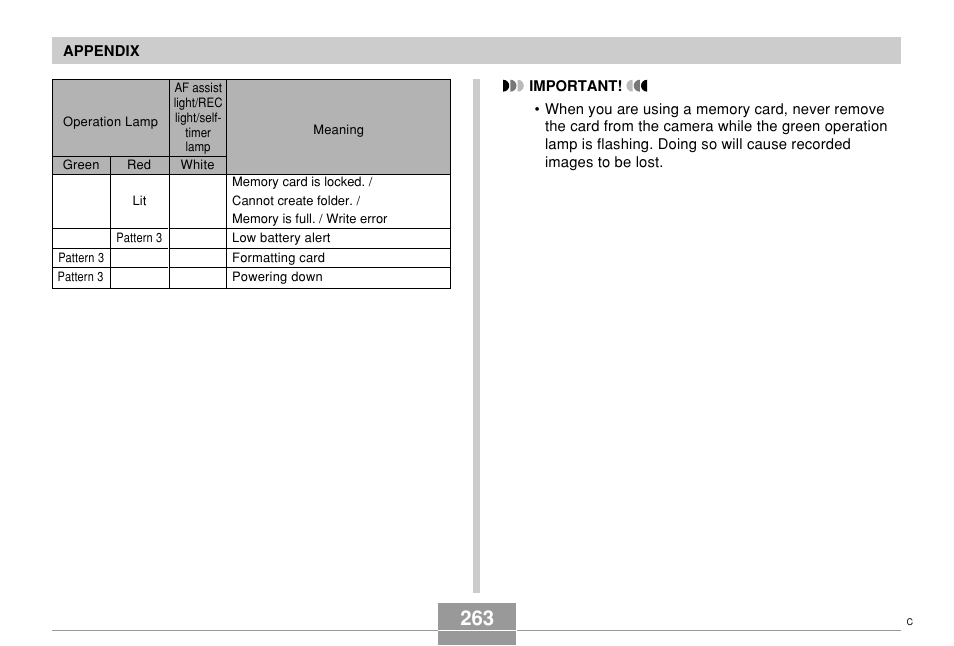 Casio EX-Z850 User Manual | Page 263 / 279