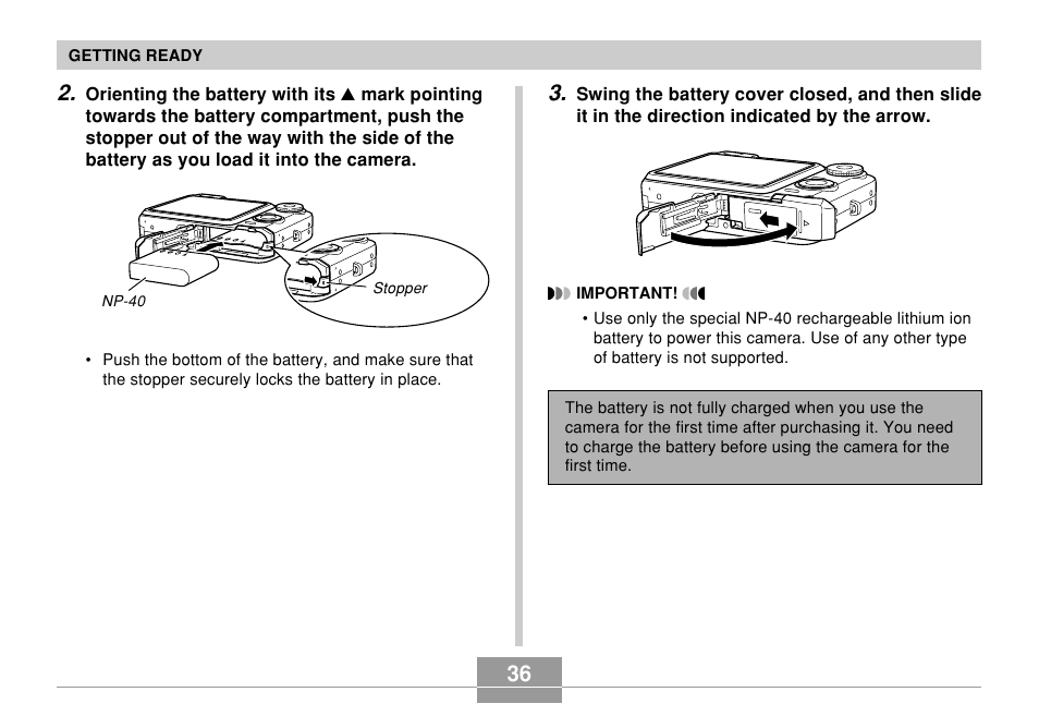 Casio EX-Z850 User Manual | Page 36 / 279