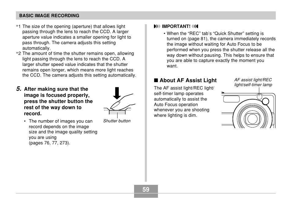 Casio EX-Z850 User Manual | Page 59 / 279