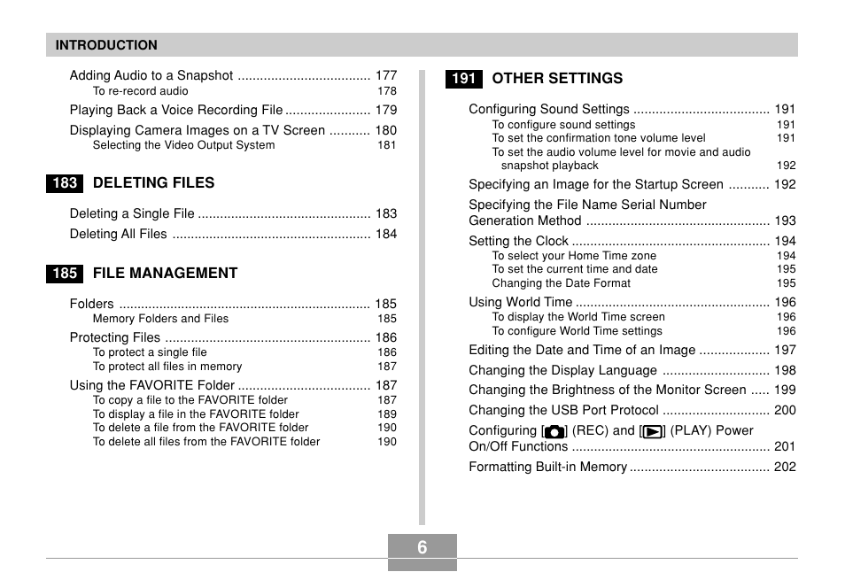 Casio EX-Z850 User Manual | Page 6 / 279