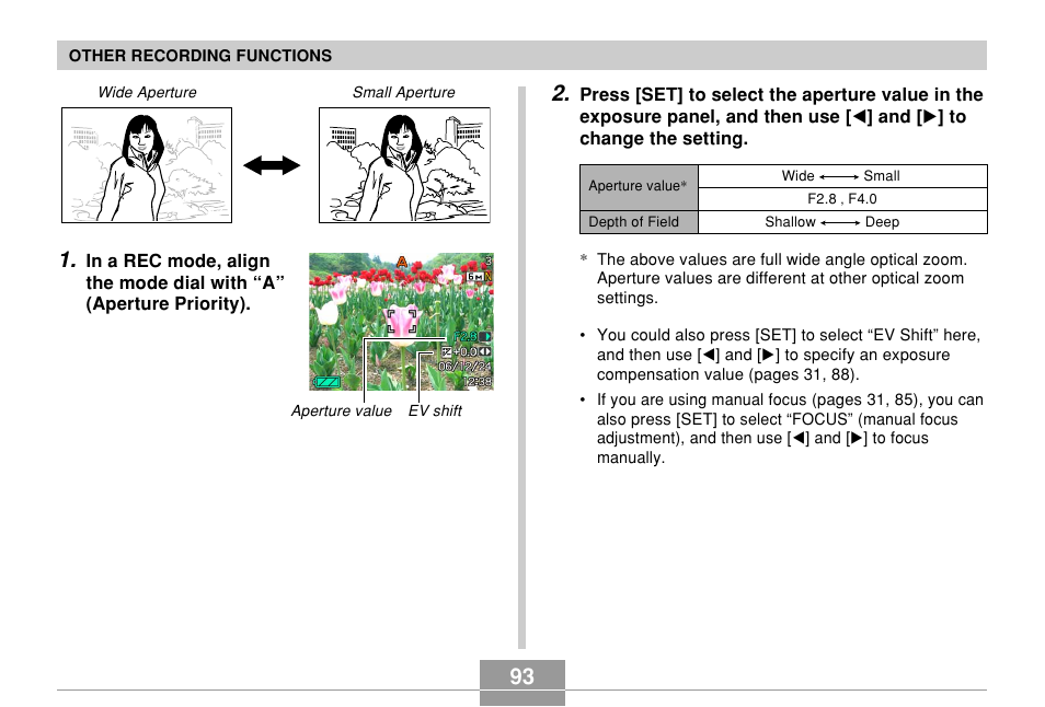 Casio EX-Z850 User Manual | Page 93 / 279