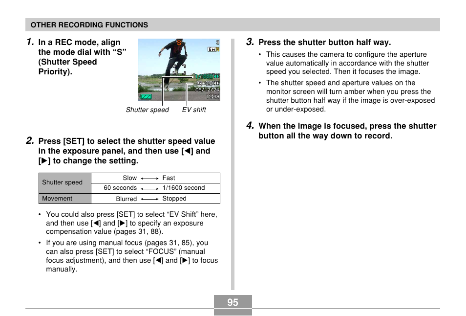 Casio EX-Z850 User Manual | Page 95 / 279