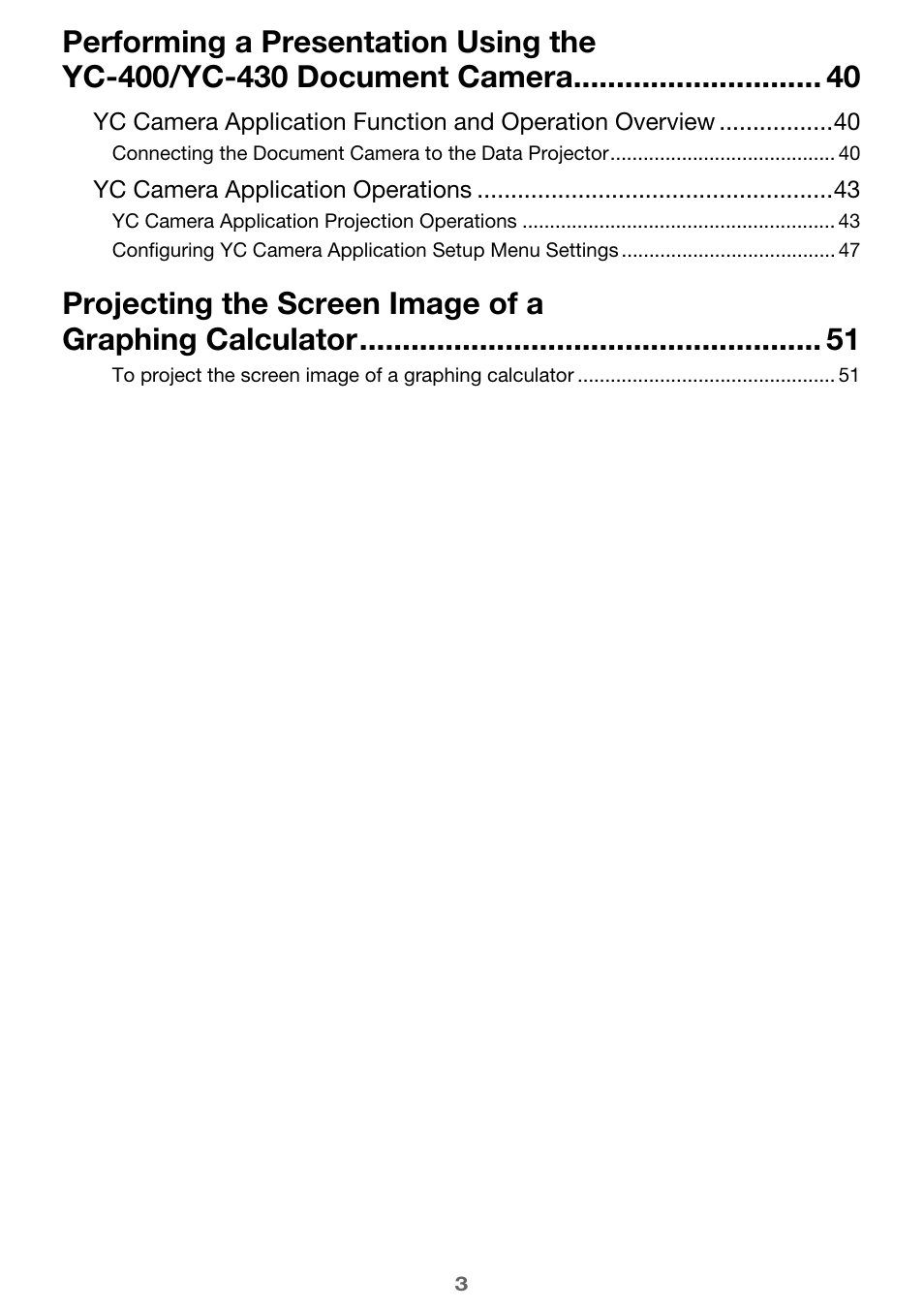 Casio XJ-M245 User Manual | Page 3 / 67