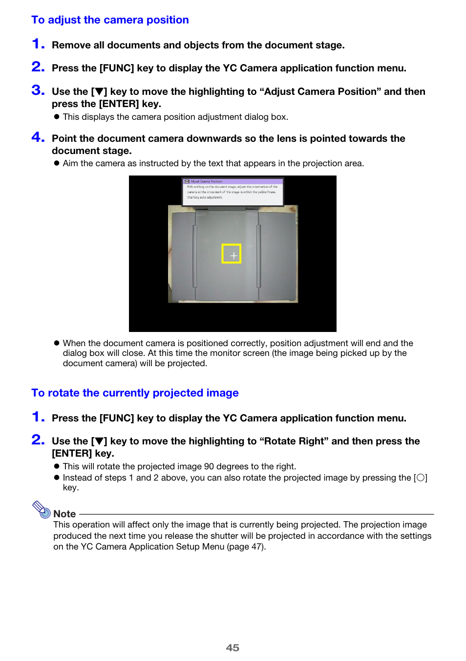 Casio XJ-M245 User Manual | Page 45 / 67