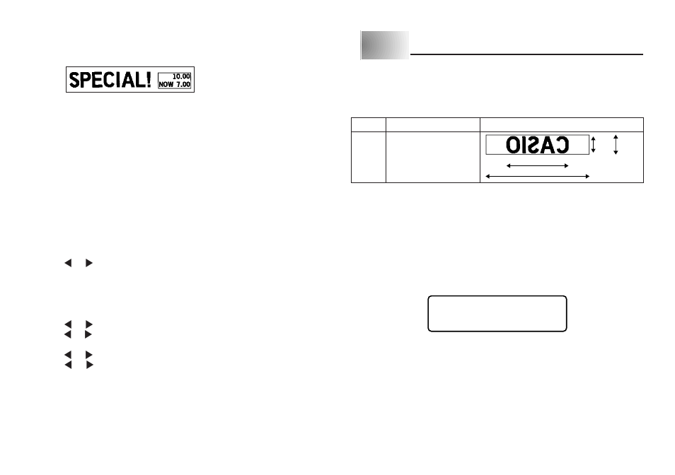 Part 9 stamp printing, Printing a bargain label | Casio KL-7200E User Manual | Page 21 / 29