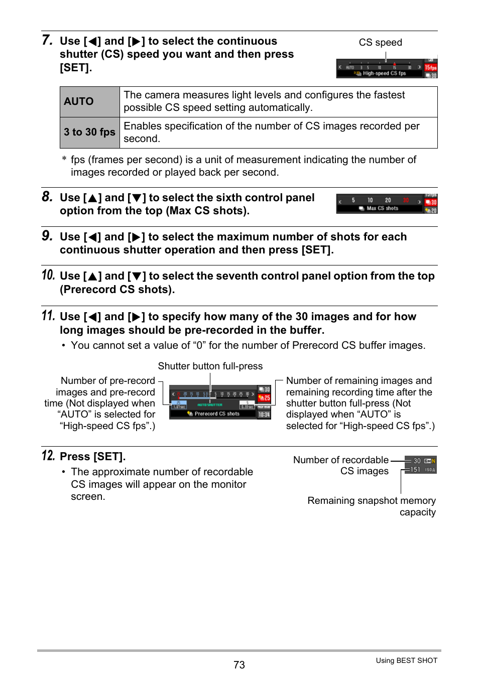Casio EX-FS10 User Manual | Page 73 / 184