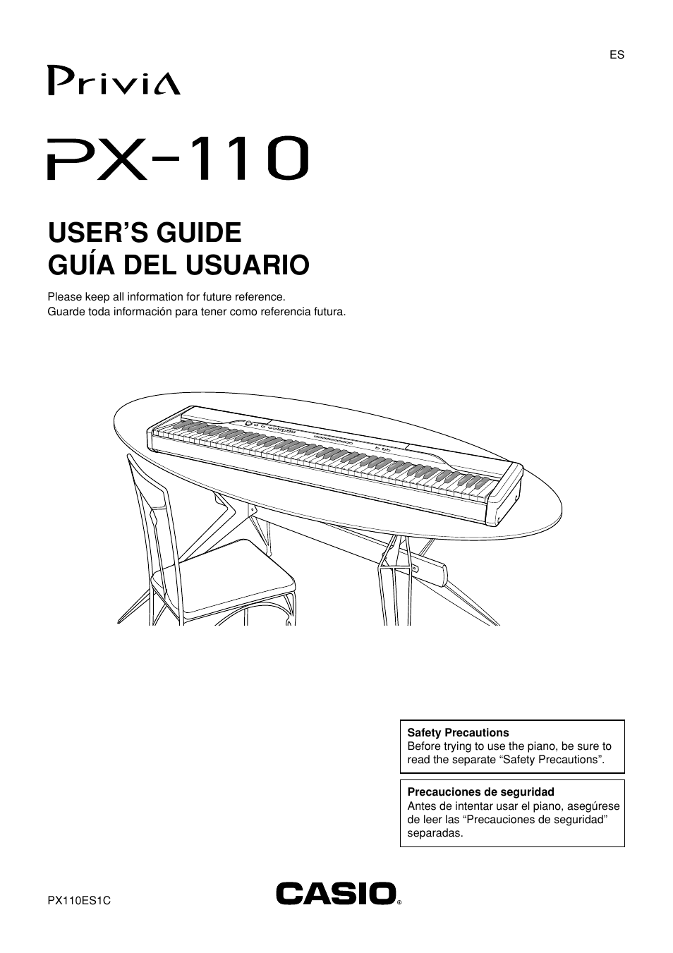 Casio PX110 User Manual | 32 pages