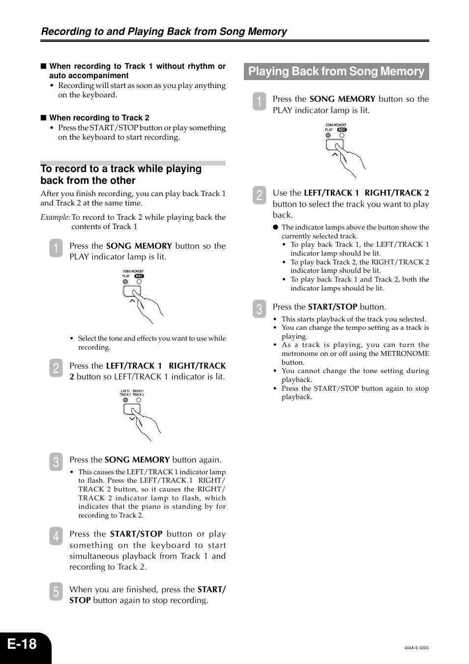 E-18 | Casio PX110 User Manual | Page 20 / 32