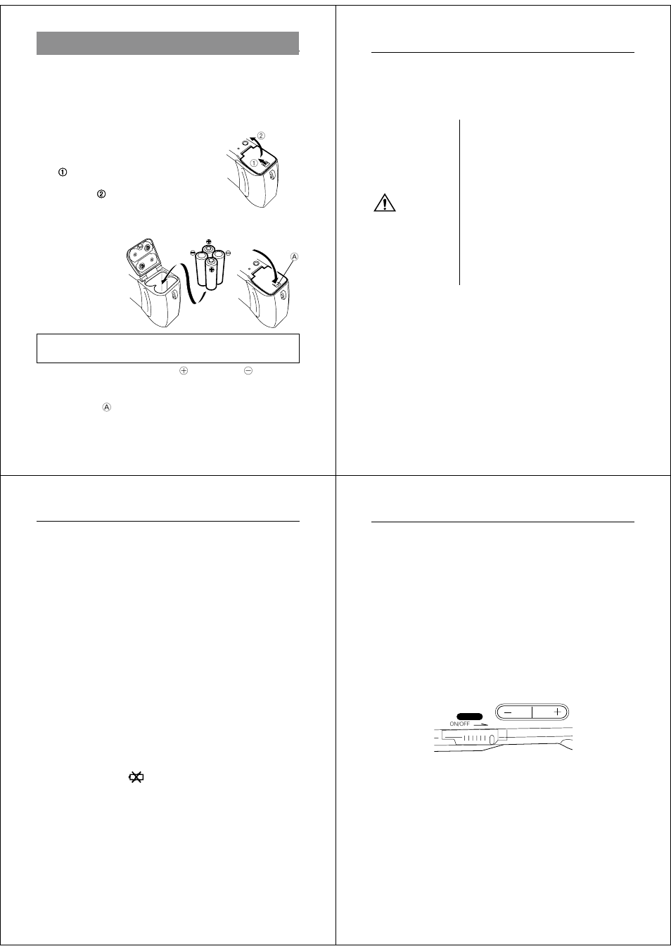 Power supply, Caution | Casio QV-120 User Manual | Page 4 / 17