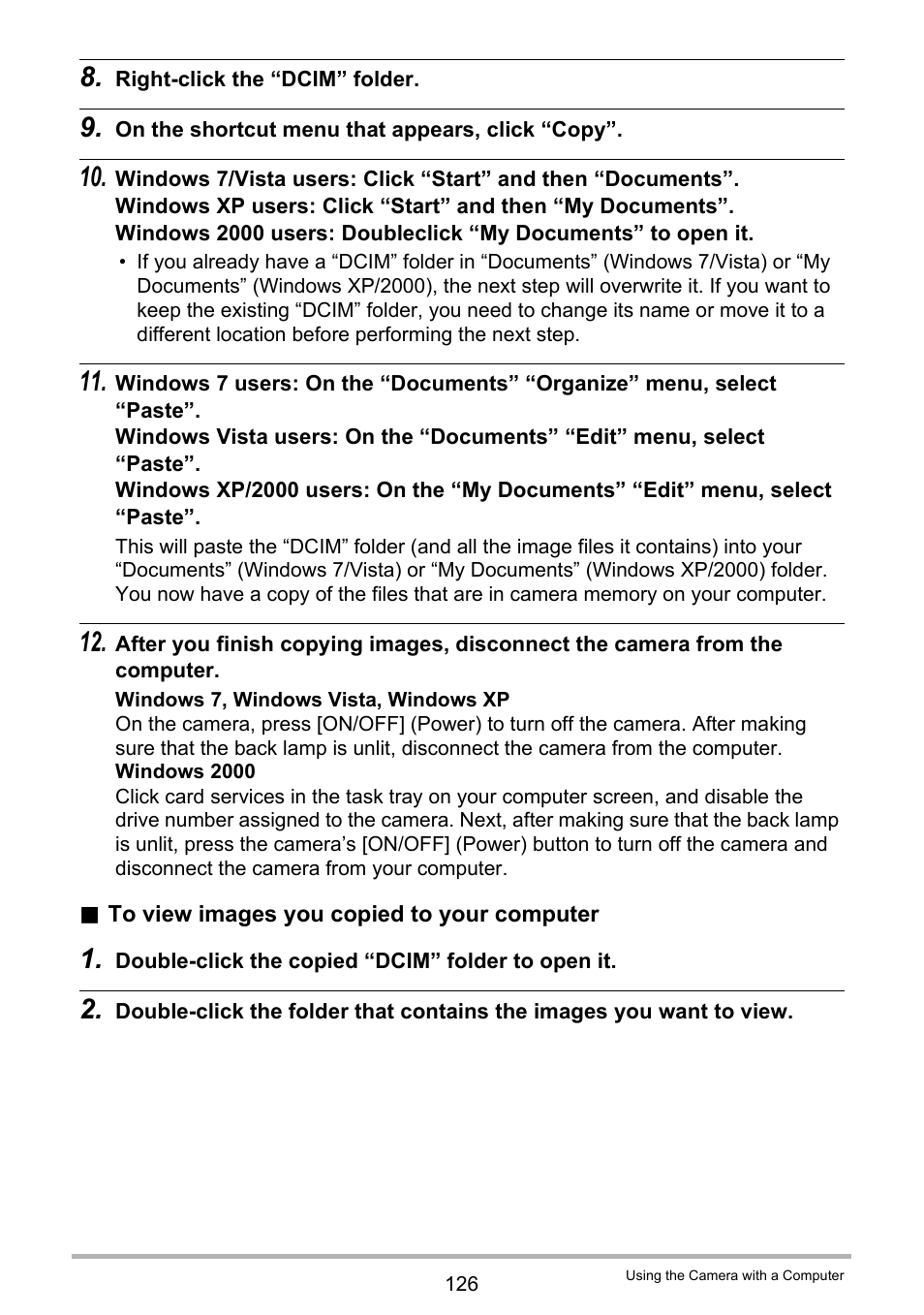 Casio Exilim EX-Z330 User Manual | Page 126 / 194