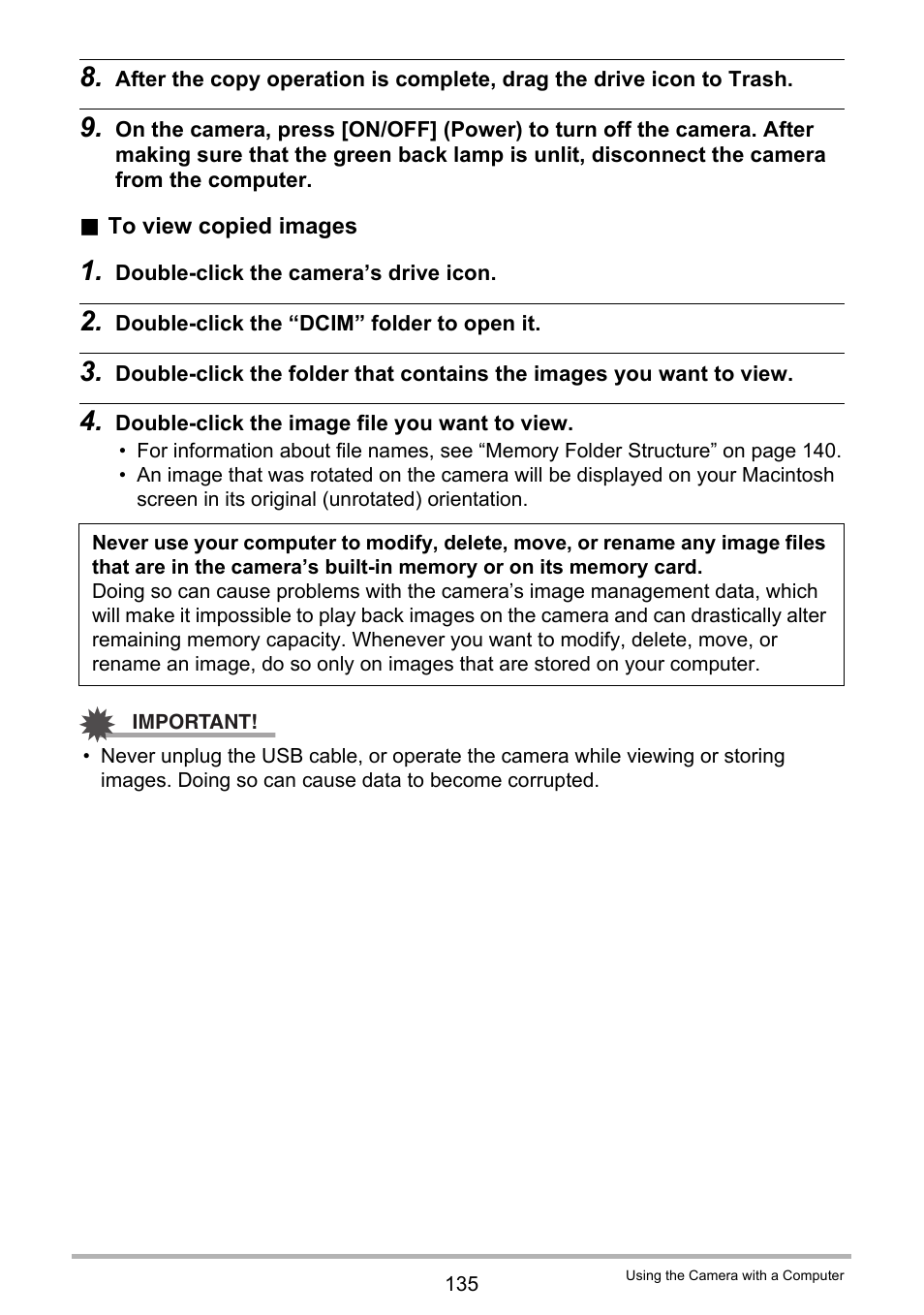 Casio Exilim EX-Z330 User Manual | Page 135 / 194