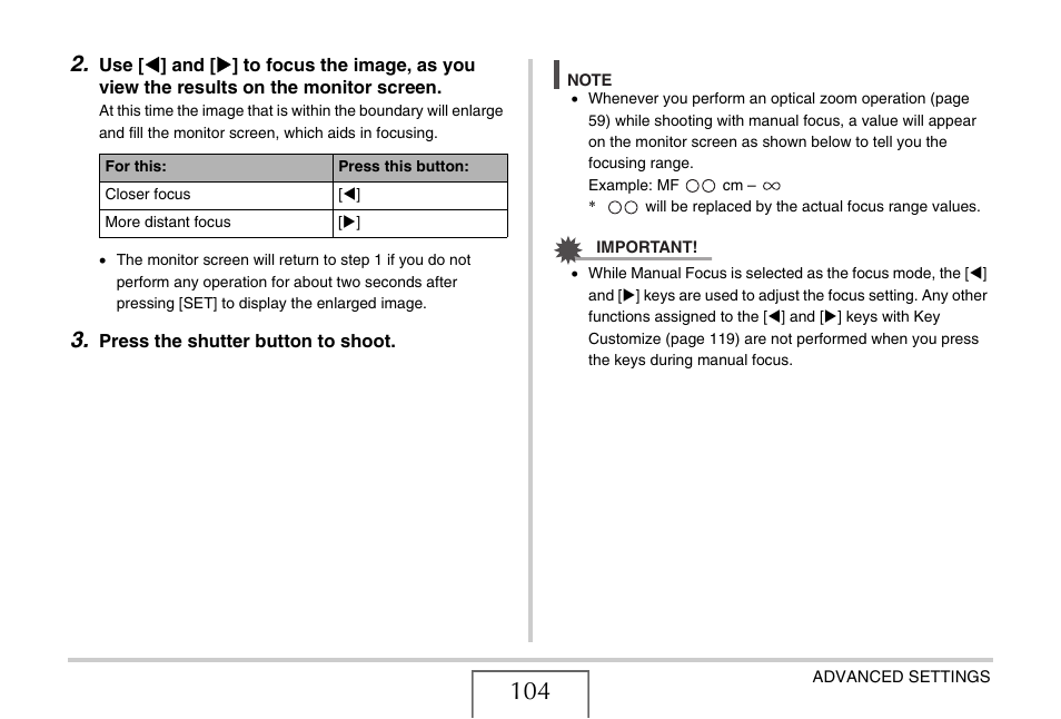 Casio YC-430 PJ User Manual | Page 104 / 248