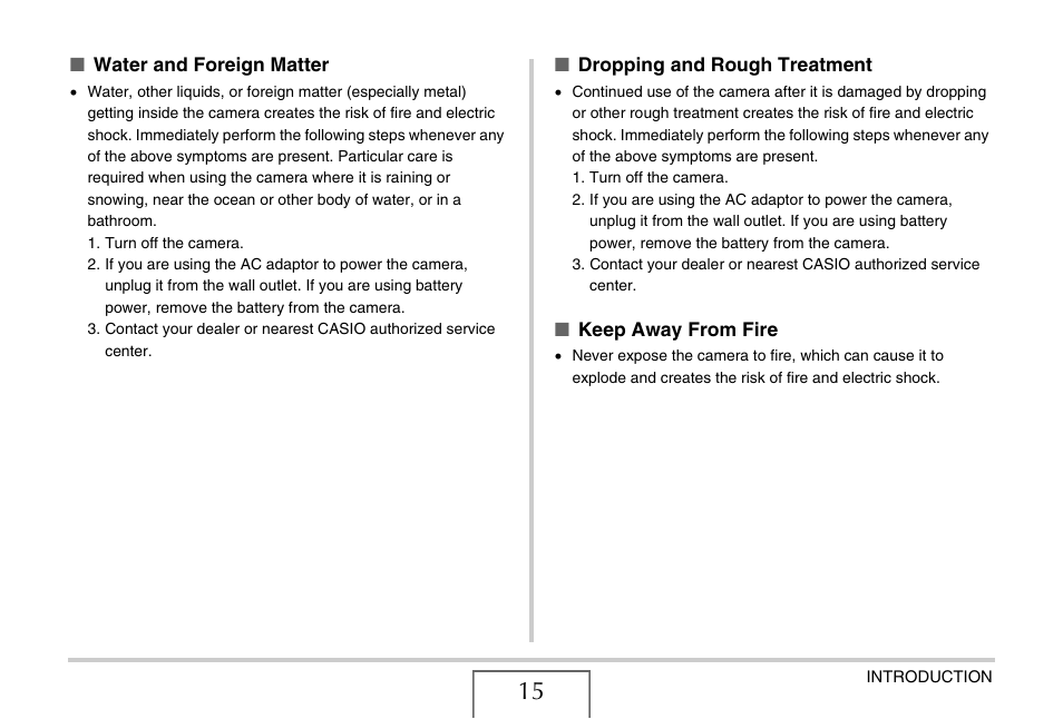Casio YC-430 PJ User Manual | Page 15 / 248