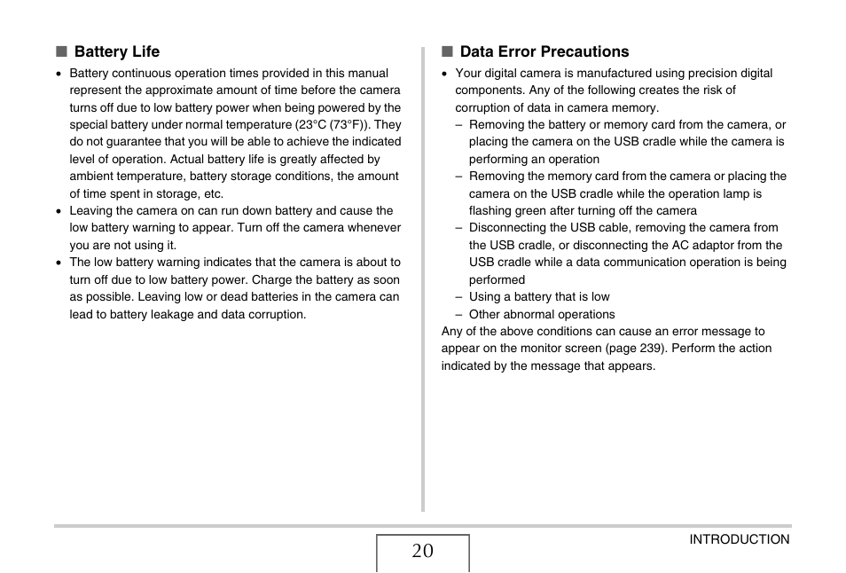 Casio YC-430 PJ User Manual | Page 20 / 248