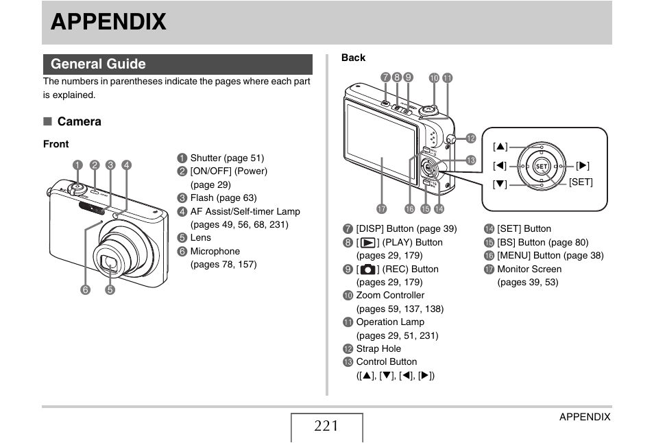 Appendix, General guide, General guide 1 | Bkbl 789 bm bn bo bp br bq | Casio YC-430 PJ User Manual | Page 221 / 248