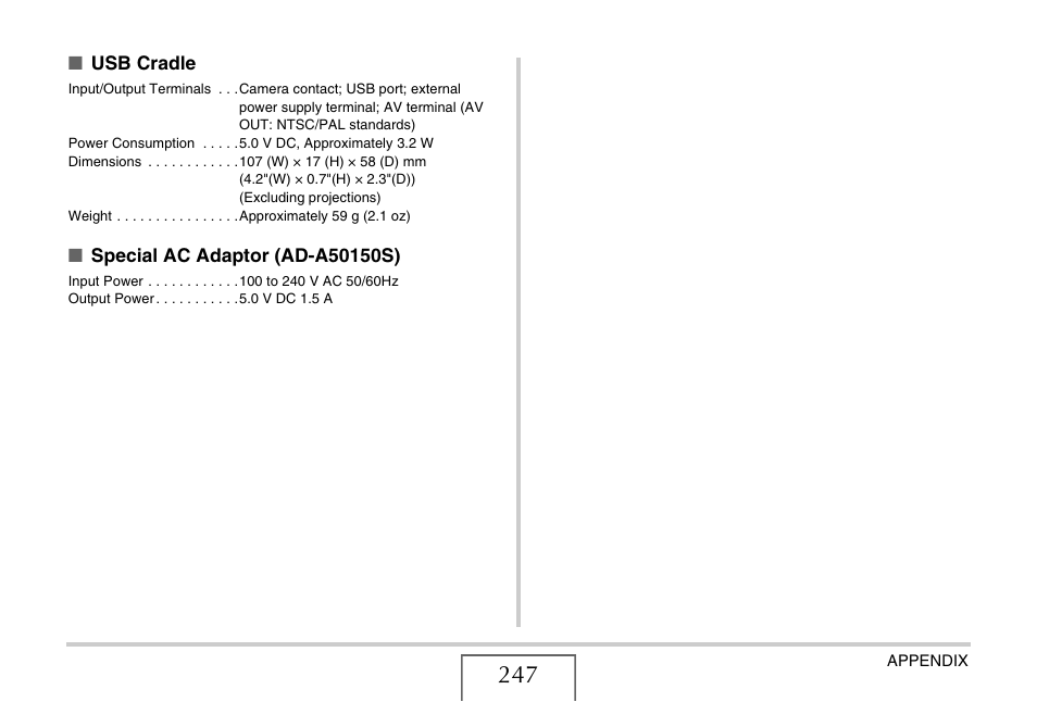 Casio YC-430 PJ User Manual | Page 247 / 248