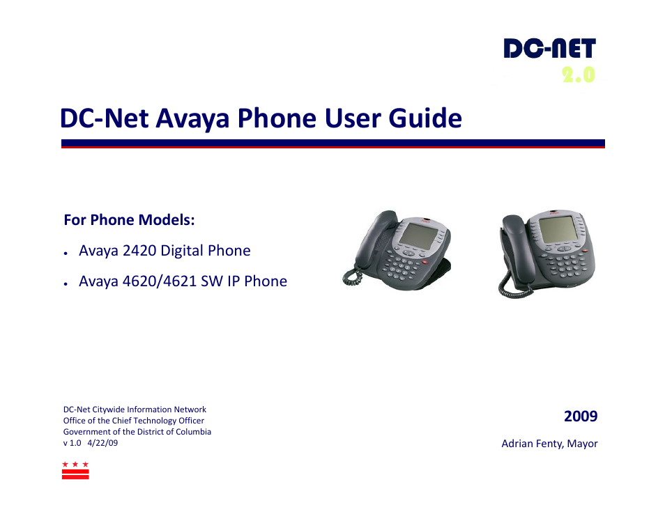 Avaya DC-NET 2420 User Manual | 8 pages