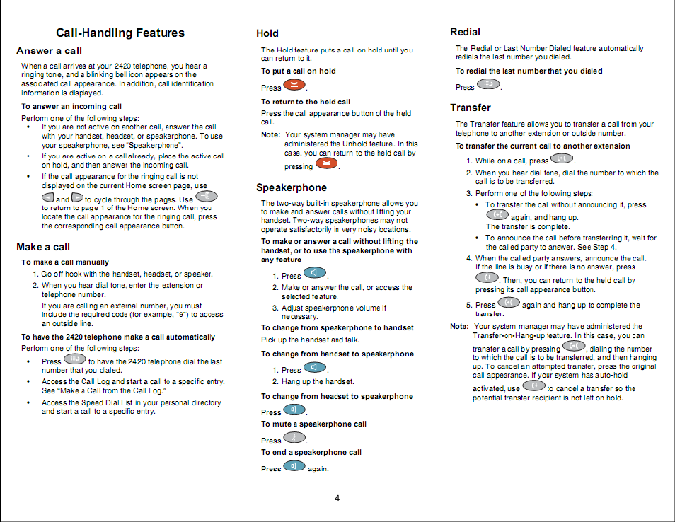 Avaya DC-NET 2420 User Manual | Page 4 / 8