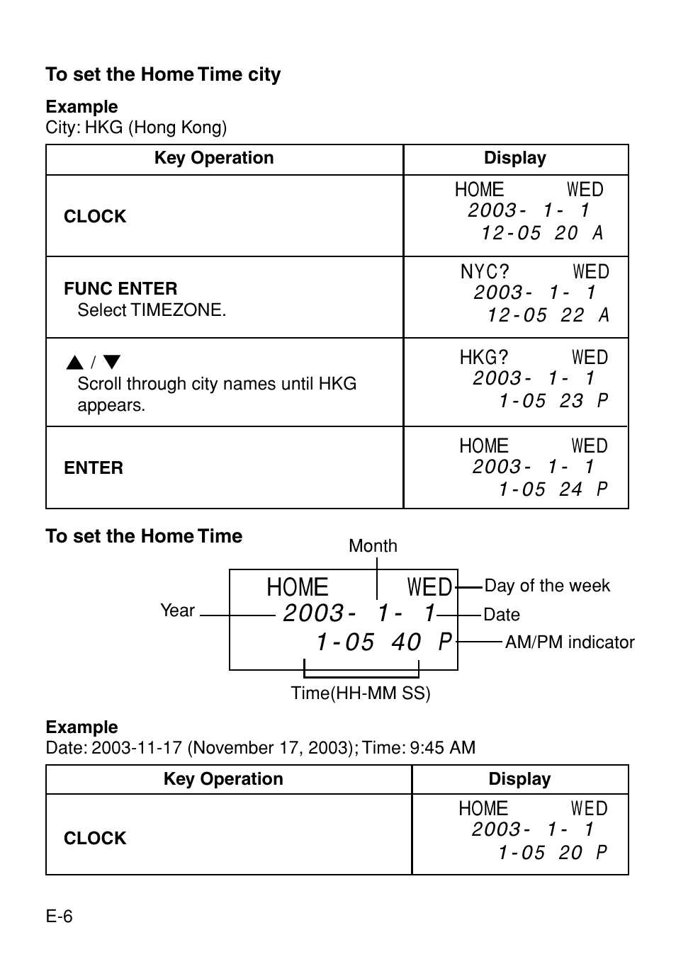 Casio Digital Diary SF-3990 User Manual | Page 8 / 31