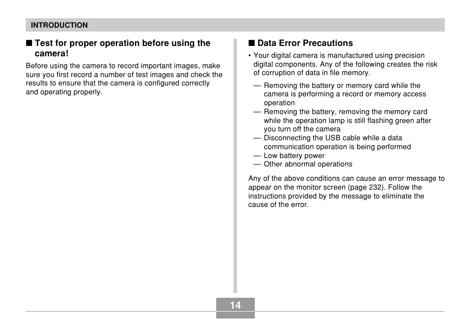 Casio EX-Z5 User Manual | Page 14 / 252