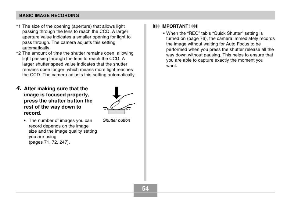 Casio EX-Z5 User Manual | Page 54 / 252