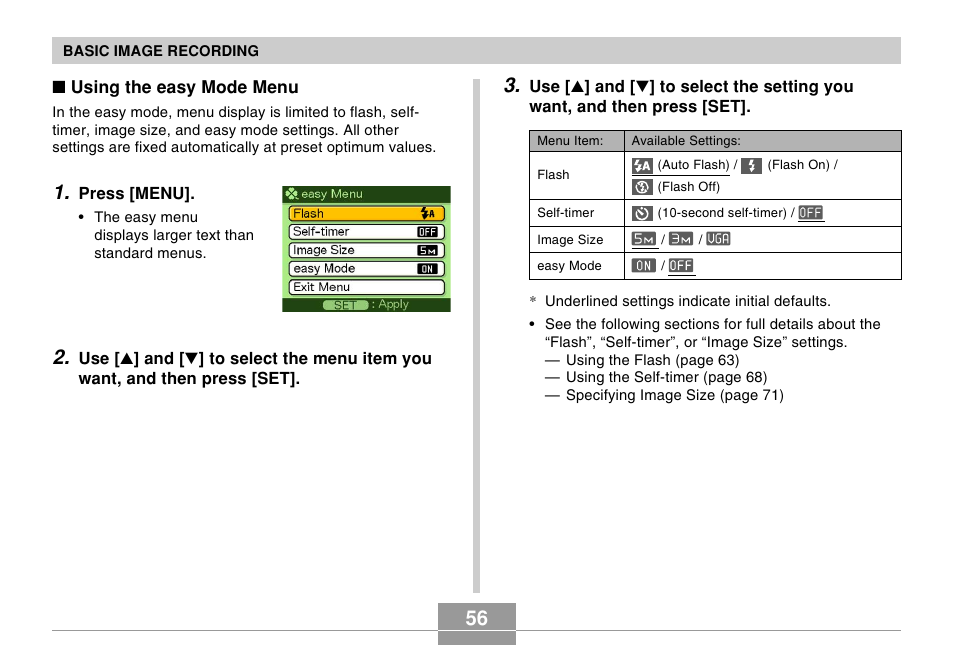 Casio EX-Z5 User Manual | Page 56 / 252