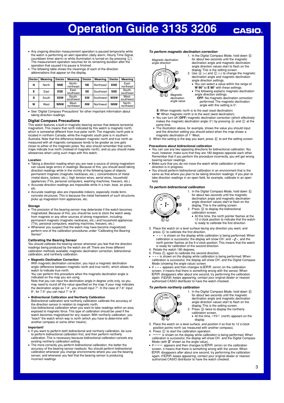 Casio 3206 User Manual | Page 3 / 13