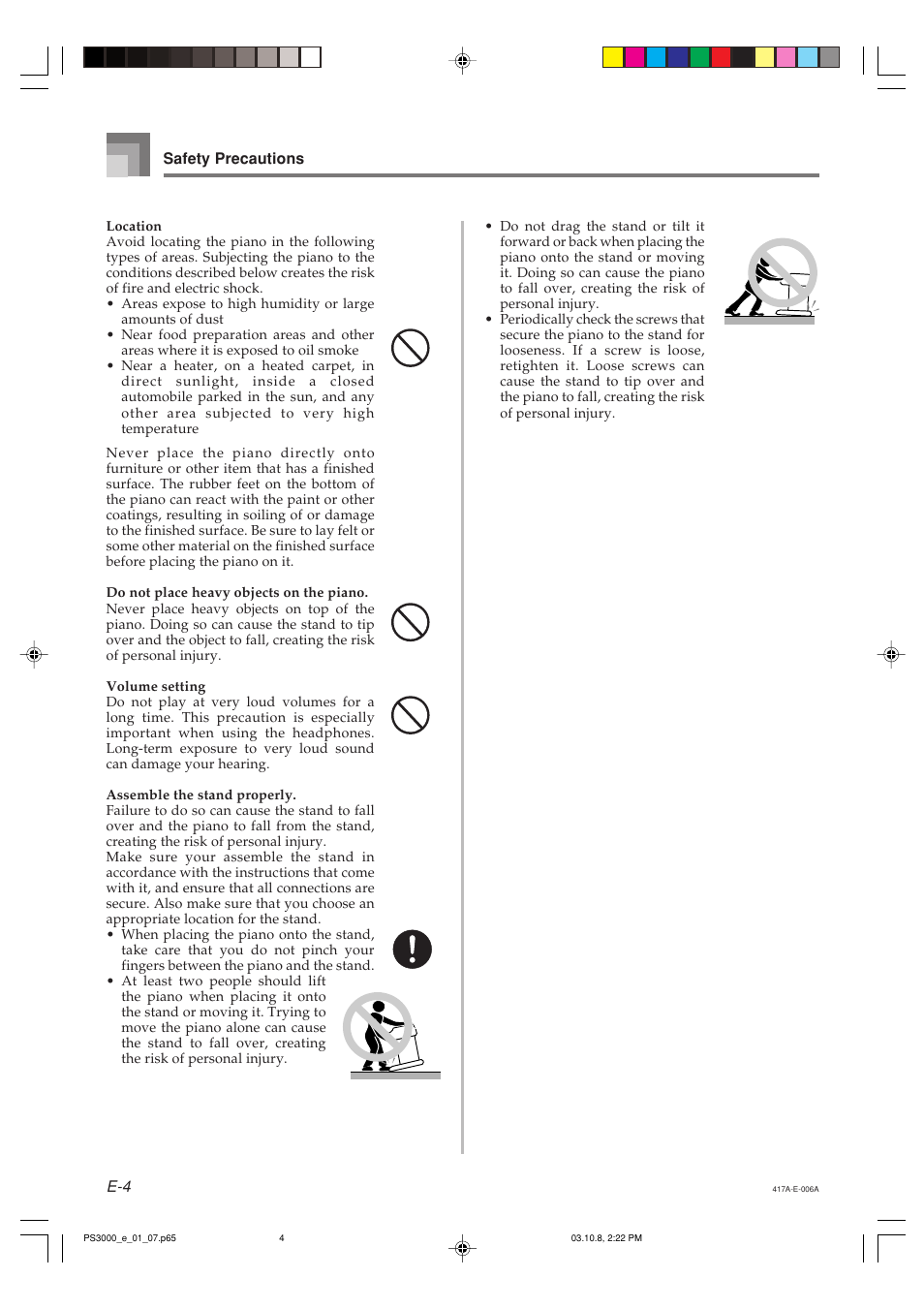 Casio PS-3000 User Manual | Page 6 / 55