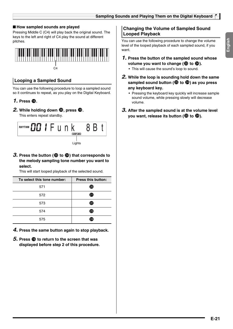 Casio WK210ES1A User Manual | Page 23 / 75