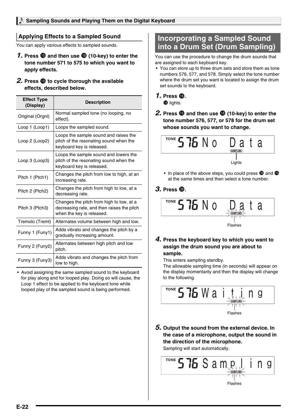 S a m, L i n | Casio WK210ES1A User Manual | Page 24 / 75